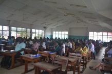 Students in the classroom at the University of Ghana
